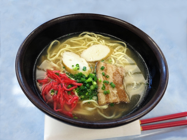 Okinawa soba (noodles) 