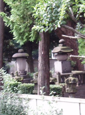 TOMB STONES FOR HEADS OF KANEIJI TEMPLE